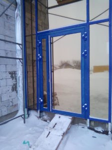 Алюминиевая дверь 800×2300 мм. GFTD49202