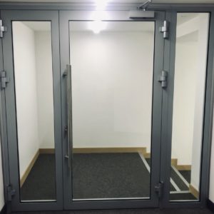 Алюминиевая дверь 900×2100 мм. GFTD24205 Алюминиевая дверь 900×2100 мм. GFTD24205