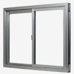 Алюминиевые окна с размерами 1350×1200 мм.